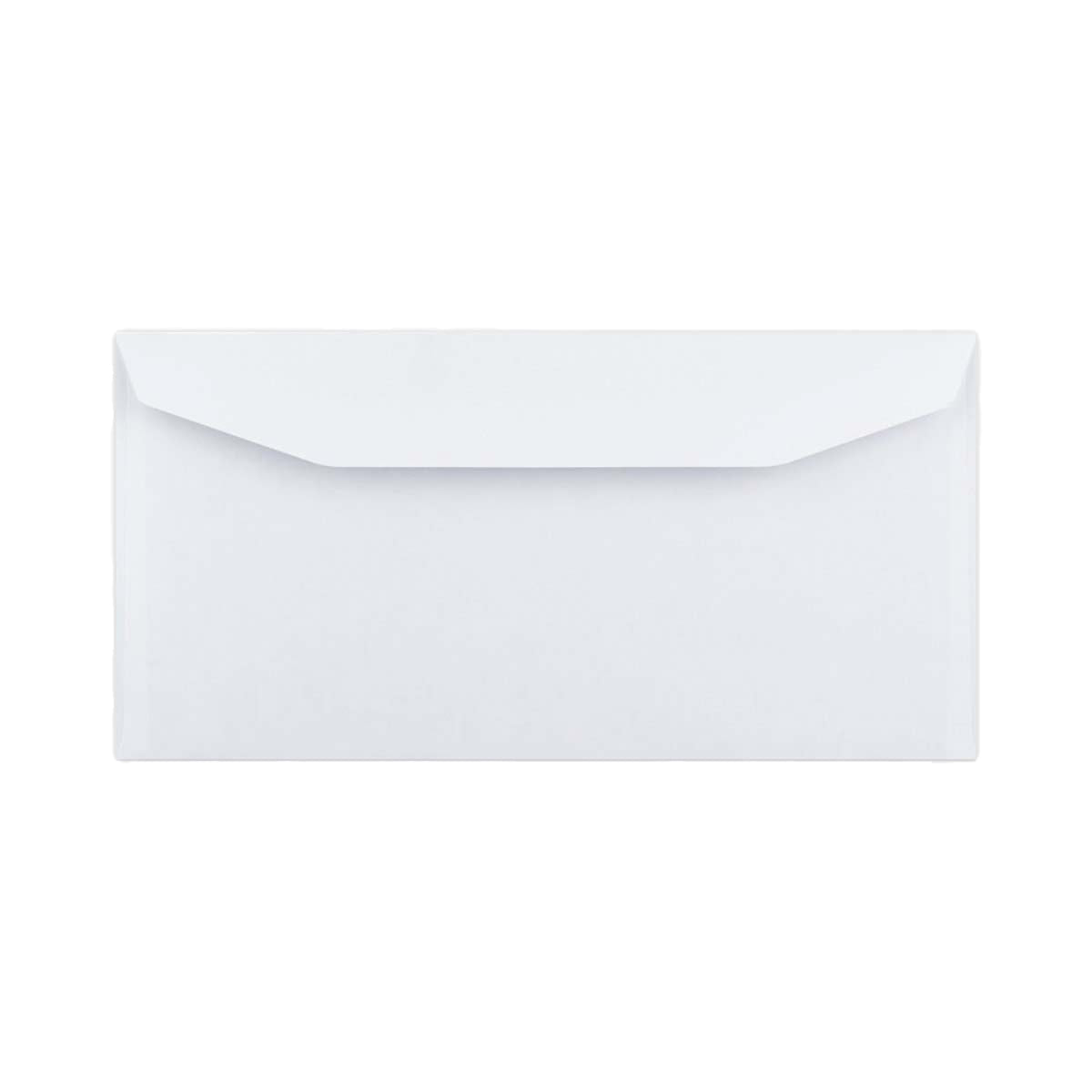 White Opaque Gummed Business Envelope (114 x 229mm)