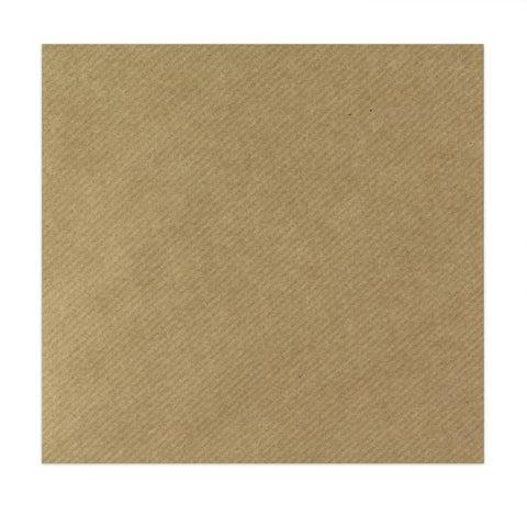 155x155mm BROWN RIBBED SQUARE GUMMED PLAIN 100GSM WOVE