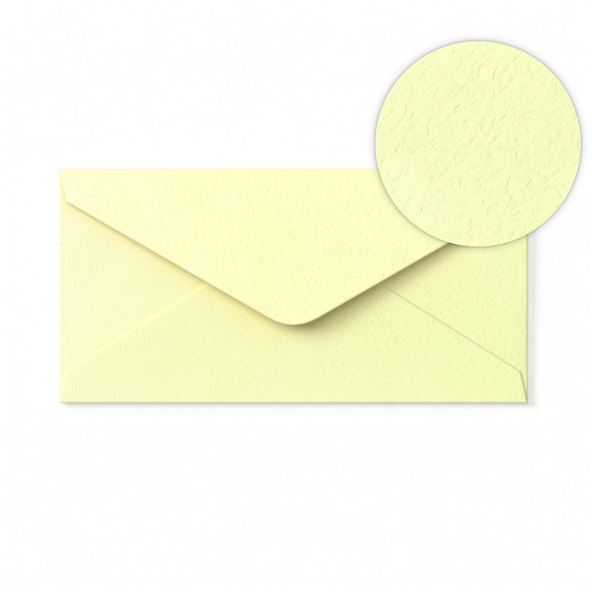 Ivory Envelope Hammered Texture 110x220 mm (DL)