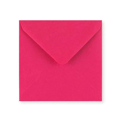 Fuschia Pink Gummed V-Flap Greeting Card Envelope (130 x 130mm)