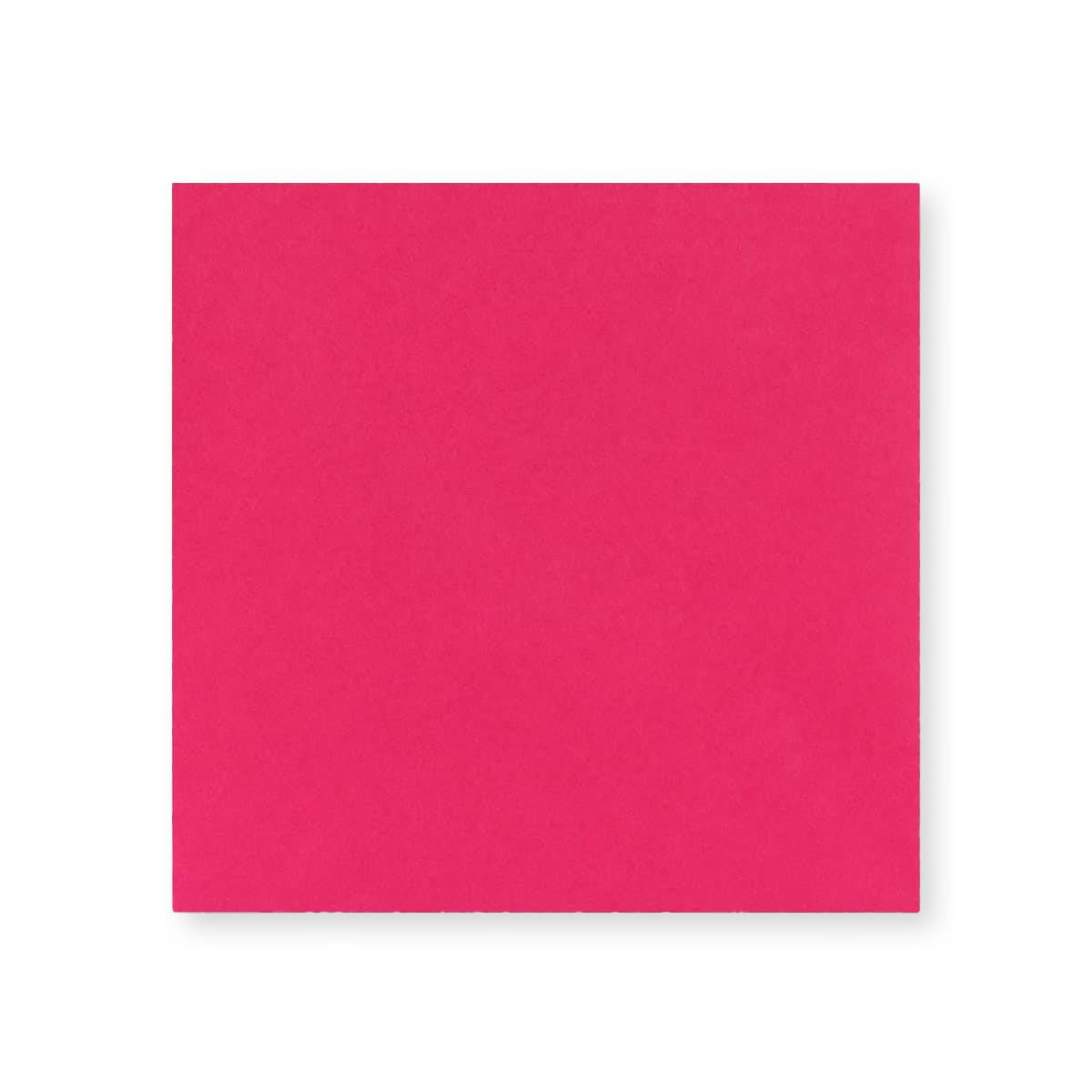 Fuschia Pink Gummed V-Flap Greeting Card Envelope (130 x 130mm)