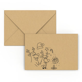 Christmas Snow Sled Envelopes