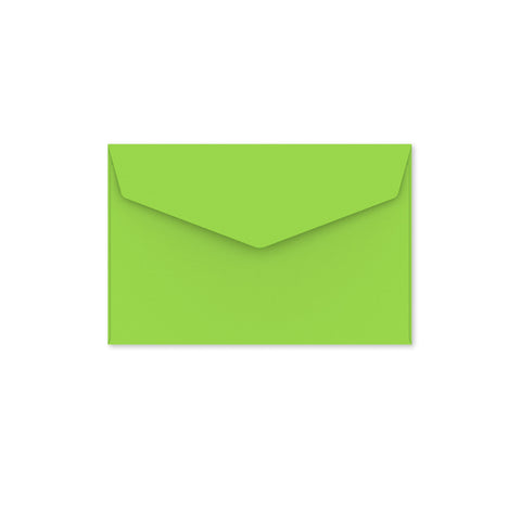 V-Flap Peel and Seal Envelopes Green 62 x 94 mm