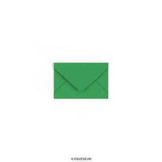 Kelly Green British Made Gummed Envelope (62 x 94mm)