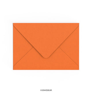 C5 Flame Orange British Made Gummed V-Flap Envelope (162 x 229mm)
