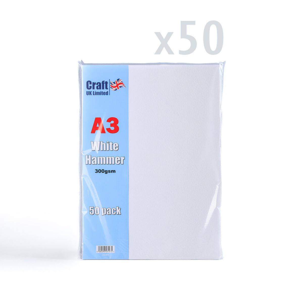 Hammered Card 300gsm Pack of 50pcs