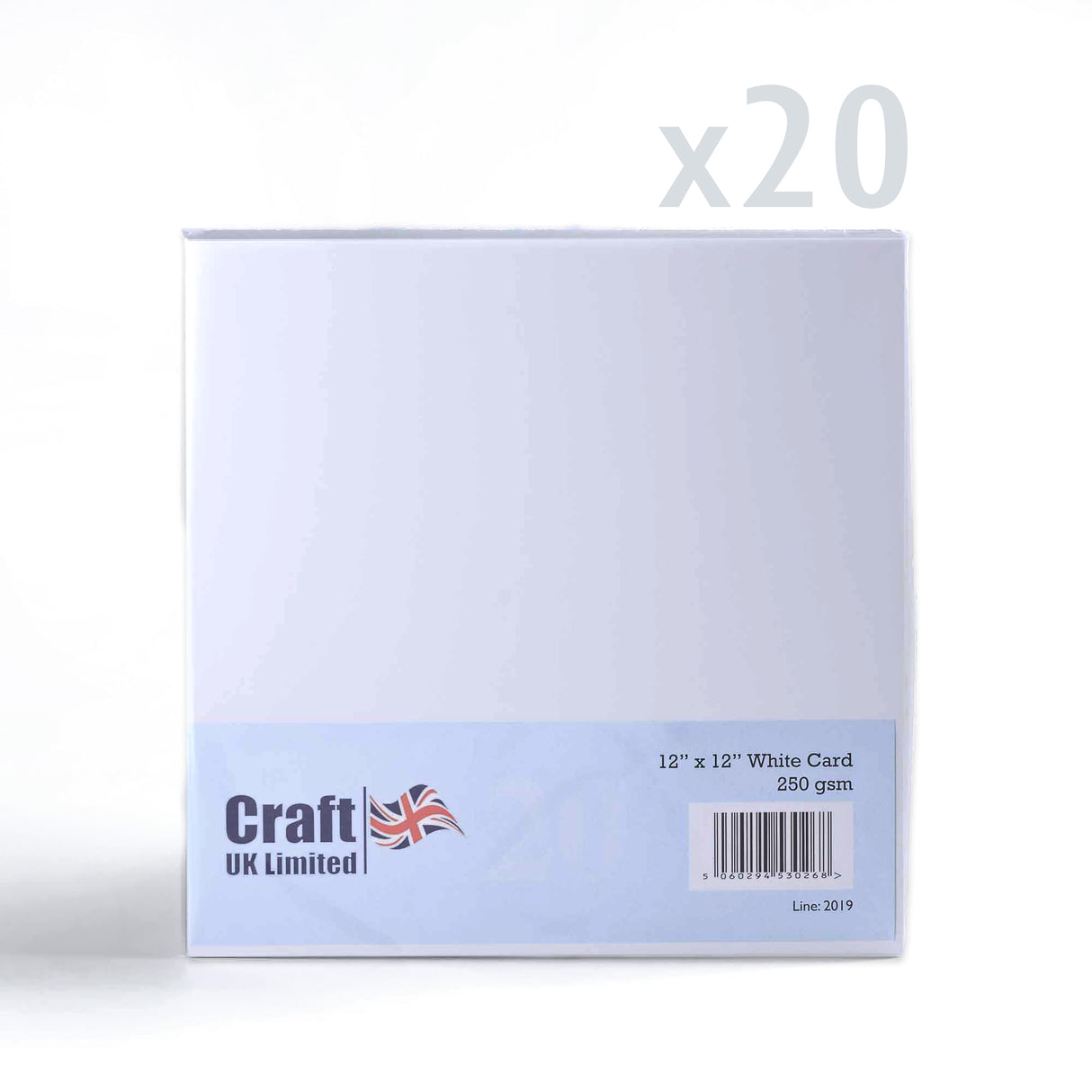 300x300 White Premier Card 250gsm Pack