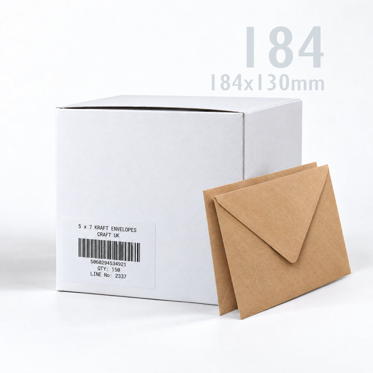 Kraft Envelopes 110gsm Pack of 150pcs