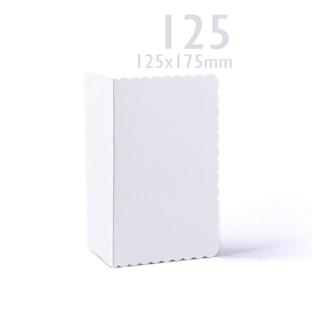 White Scalloped Cards & Envelopes Pack