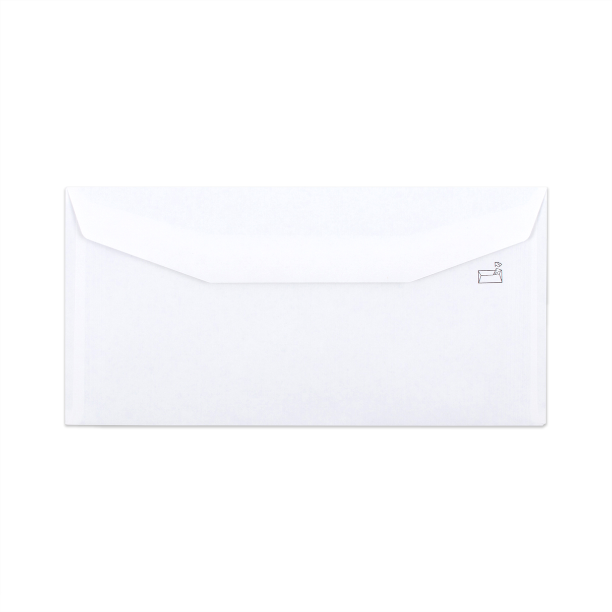 White Envelope with Internal Opacity - Window 110x220mm (DL) 80gsm