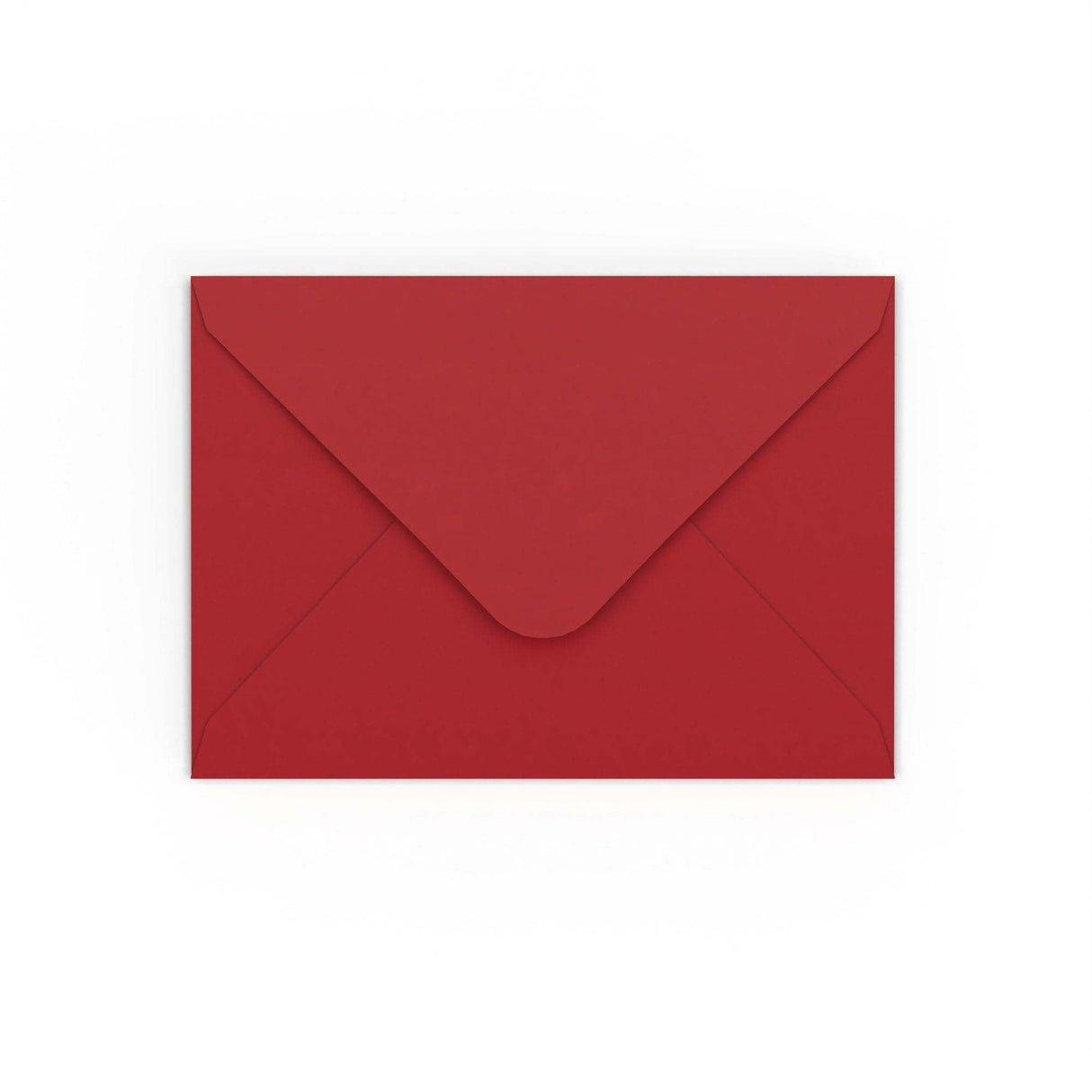 Dark Red Gummed V-Flap Envelope (125 x 175mm)