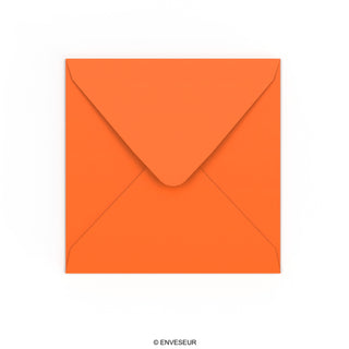Orange Gummed V-Flap Envelope (155 x 155mm)