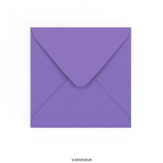 Purple Gummed V-Flap Envelope (155 x 155mm)