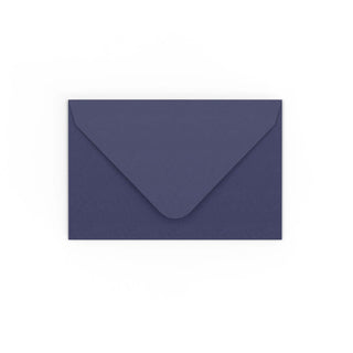 Dark Blue Gummed V-Flap Envelope (65 x 94mm)