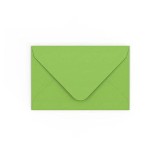 Mid Green Gummed V-Flap Envelope (65 x 94mm)