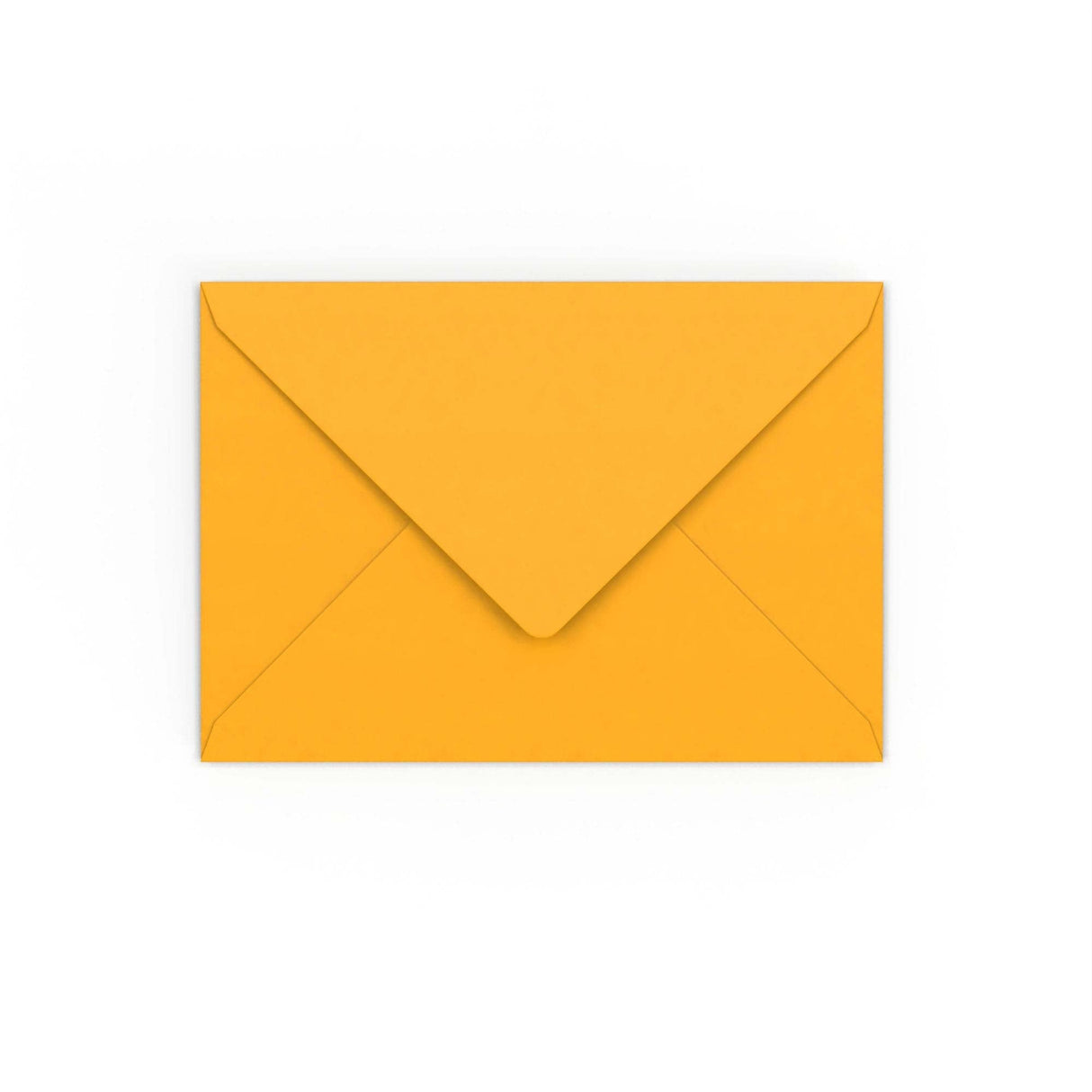 C6 Dark Yellow Gummed V-Flap Envelope (114 x 162mm)