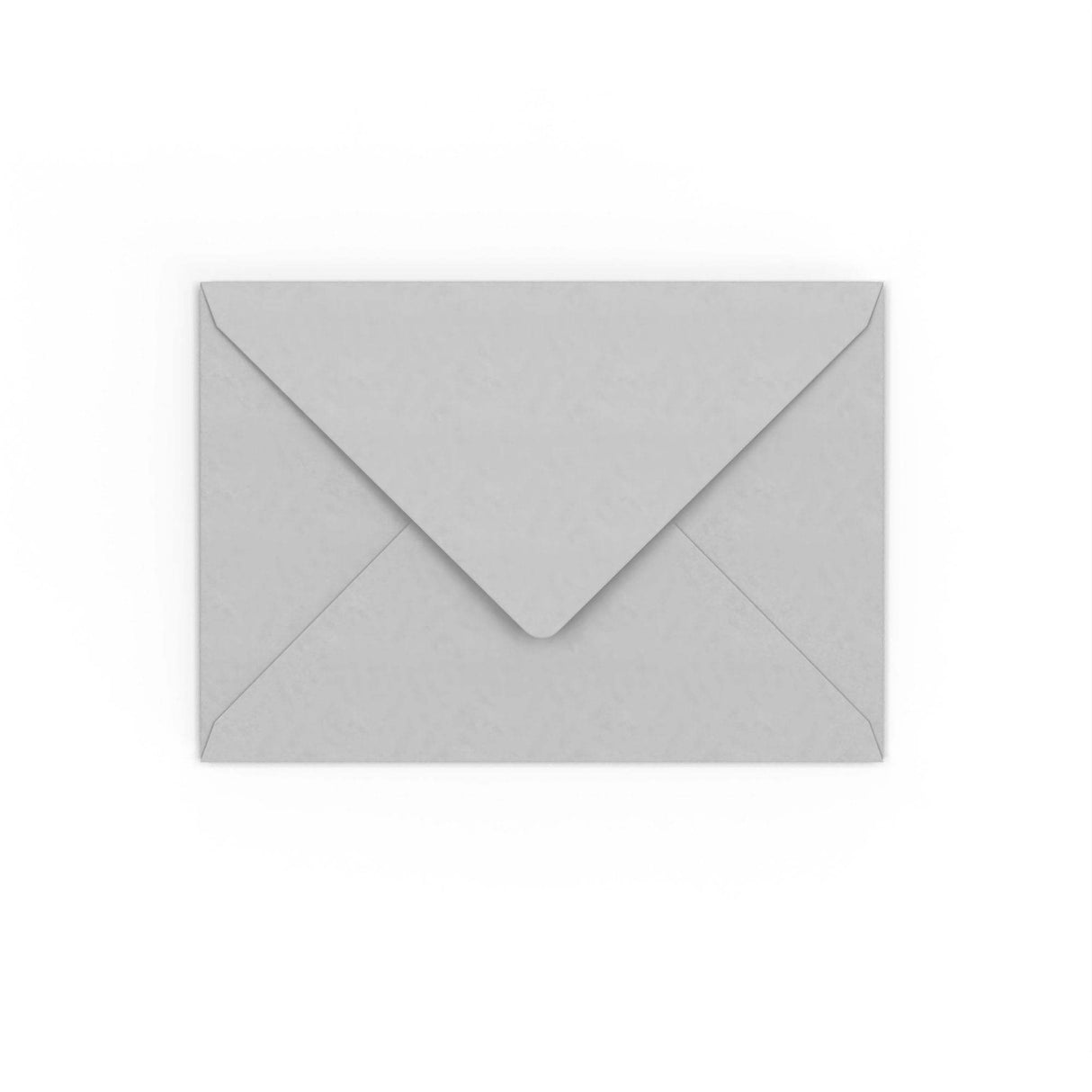 C6 Pale Grey Gummed V-Flap Envelope (114 x 162mm)