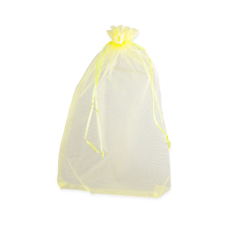 Organza Bags Lemon Yellow 170 x 120 mm