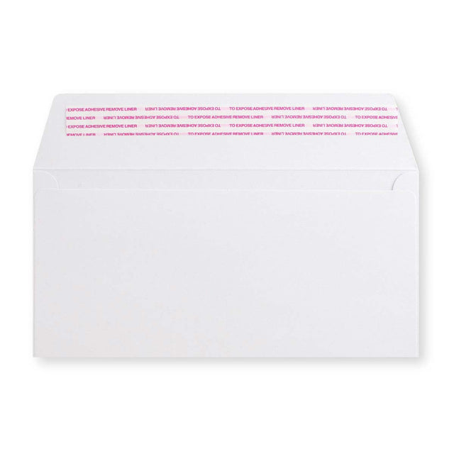 White Luxury Peel & Seal Envelope (114 x 229mm)