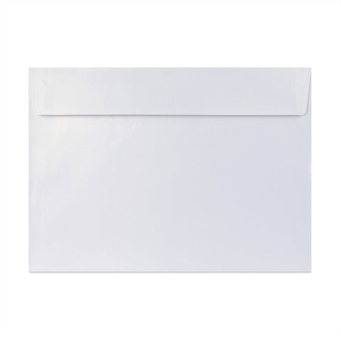 Pearlescent Envelopes White 229 x 324 mm (C4) Peel and Seal