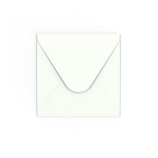 White Envelope Hammered Texture 110x100 mm