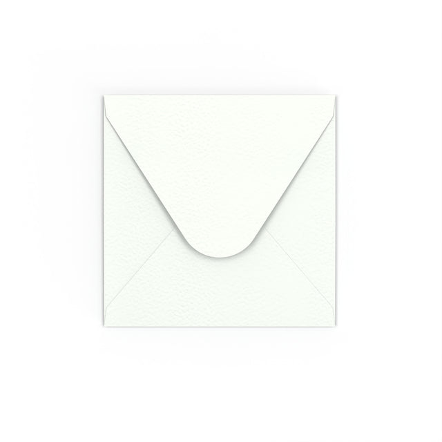 White Envelope Hammered Texture 110x100 mm