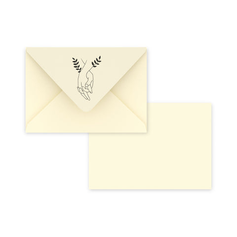 Wedding Envelopes (Hand Bonding Design) Ivory 114 x 162 mm (C6)
