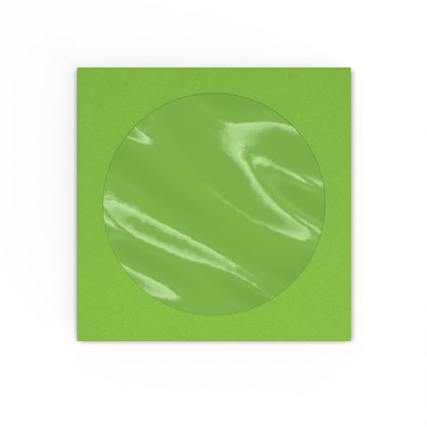 CD Window Envelopes Green 126 x 126 mm