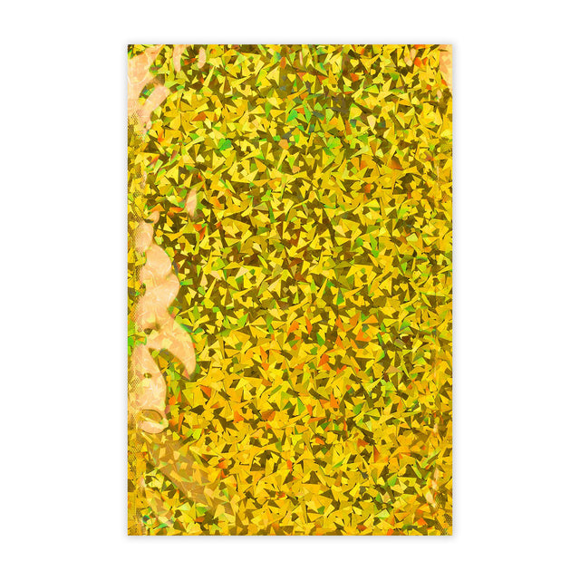 Holographic Finish Foil Bags Holographic Gold 450 x 320 mm (C3)