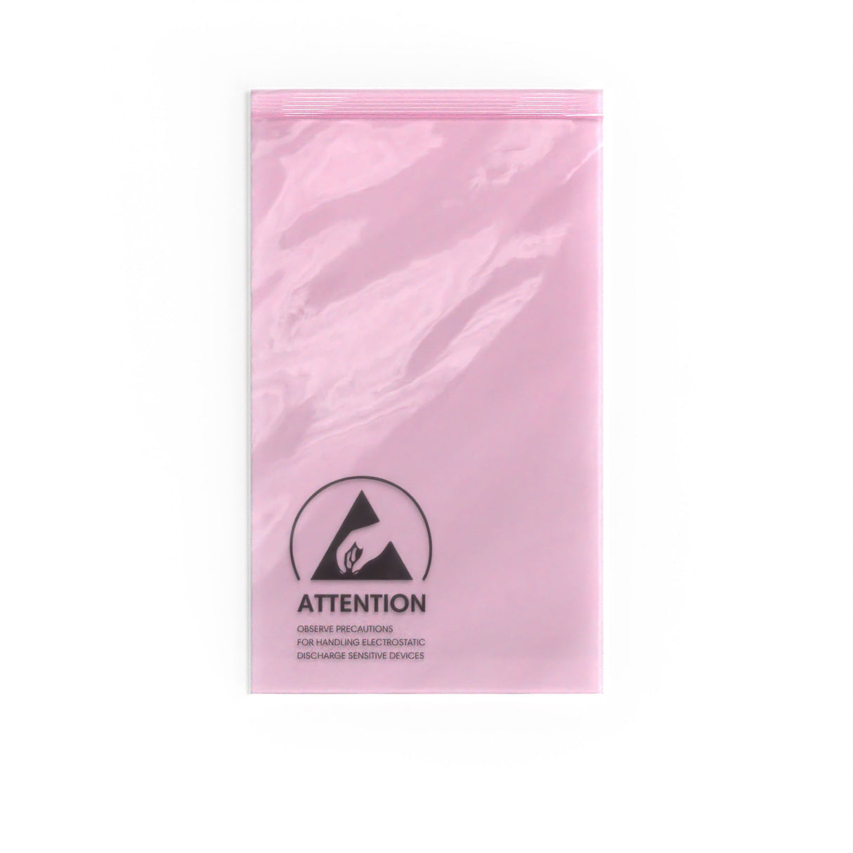 Pink Anti-Static ESD Grip Seal Bags