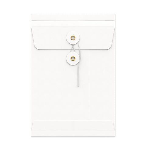 String & Washer Gusset Envelopes White 229 x 162 x 25 mm (C5)
