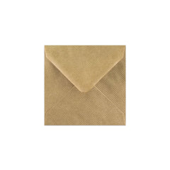 Ribbed Kraft Envelope 116x116 mm