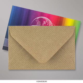 62x94 mm Brown Ribbed Envelope