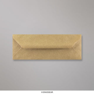 80x215 mm Brown Ribbed Envelope