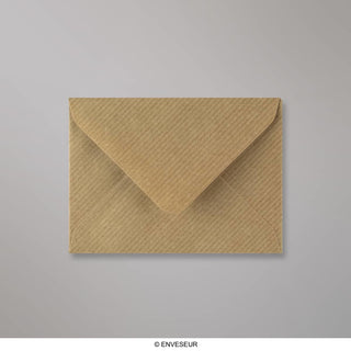 82x113 mm (C7) Brown Ribbed Envelope