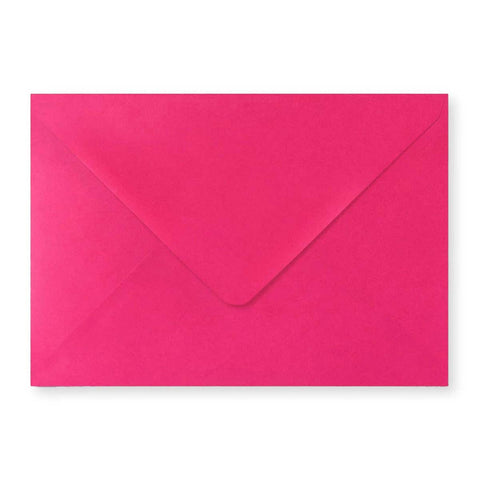 C5 Fuschia Pink Gummed V-Flap Greetings Envelope (162 x 229mm)