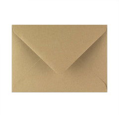 Kraft V-Flap Gummed Envelopes 110 Gsm Fleck 133 x 184 mm