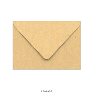 114x162 mm (C6) Fleck Kraft Envelope