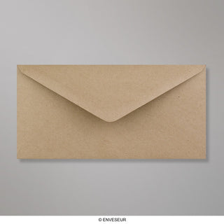 Recycled kraft envelope 110x220 mm (DL)