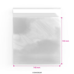 Cello Bags (Non-Header) Clear 140 x 140 mm