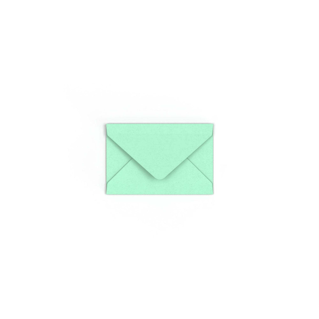 Jade Green British Made Gummed V-Flap Envelope (62 x 94mm)