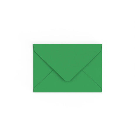 C6 Kelly Green British Made Gummed V-Flap Envelope (114 x 162mm)