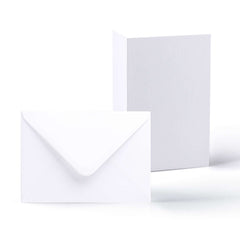 White Smooth Cards & Envelopes Pack