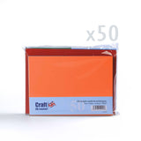 Assorted bright colour card 225gsm & envelopes 100gsm
