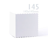 White Scalloped Cards & Envelopes Pack