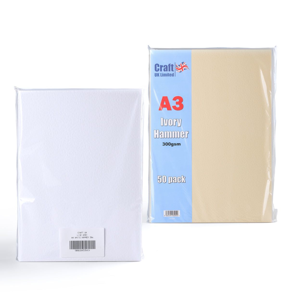 Hammered Card 300gsm Pack of 50pcs