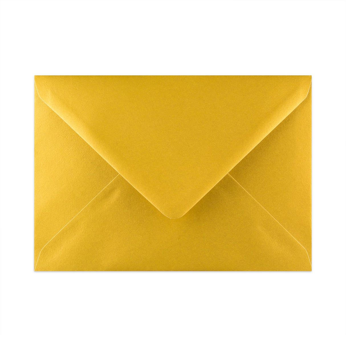Metallic Gold Gummed V-Flap Greeting Card Envelope (133 x 184mm)