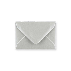 Metallic Silver Gummed V-Flap Greeting Card Envelope (70 x 100mm)