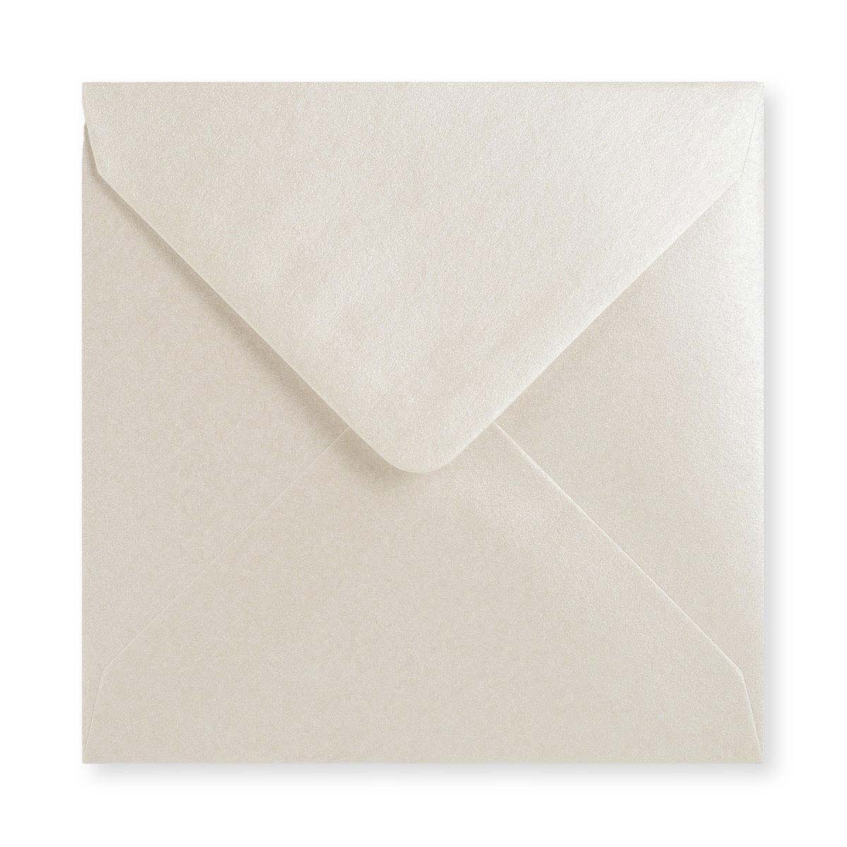 Oyster Gummed V-Flap Greeting Card Envelope (130 x 130mm)
