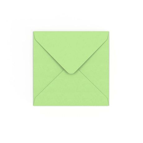 Pale Green Gummed V-Flap Envelope (130 x 130mm)